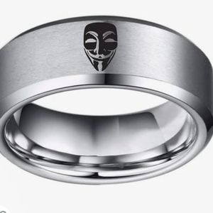 NEW 8MM V for Vendetta Ring